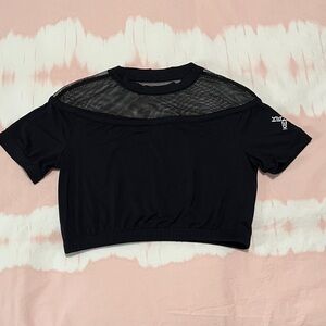 Kenzo Black Mesh Crop Top Size XS
